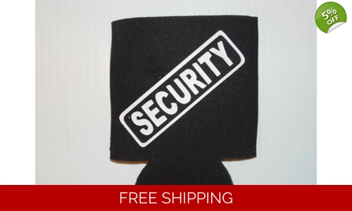NEW SECURITY Beer Koozie be proud of your job great gift